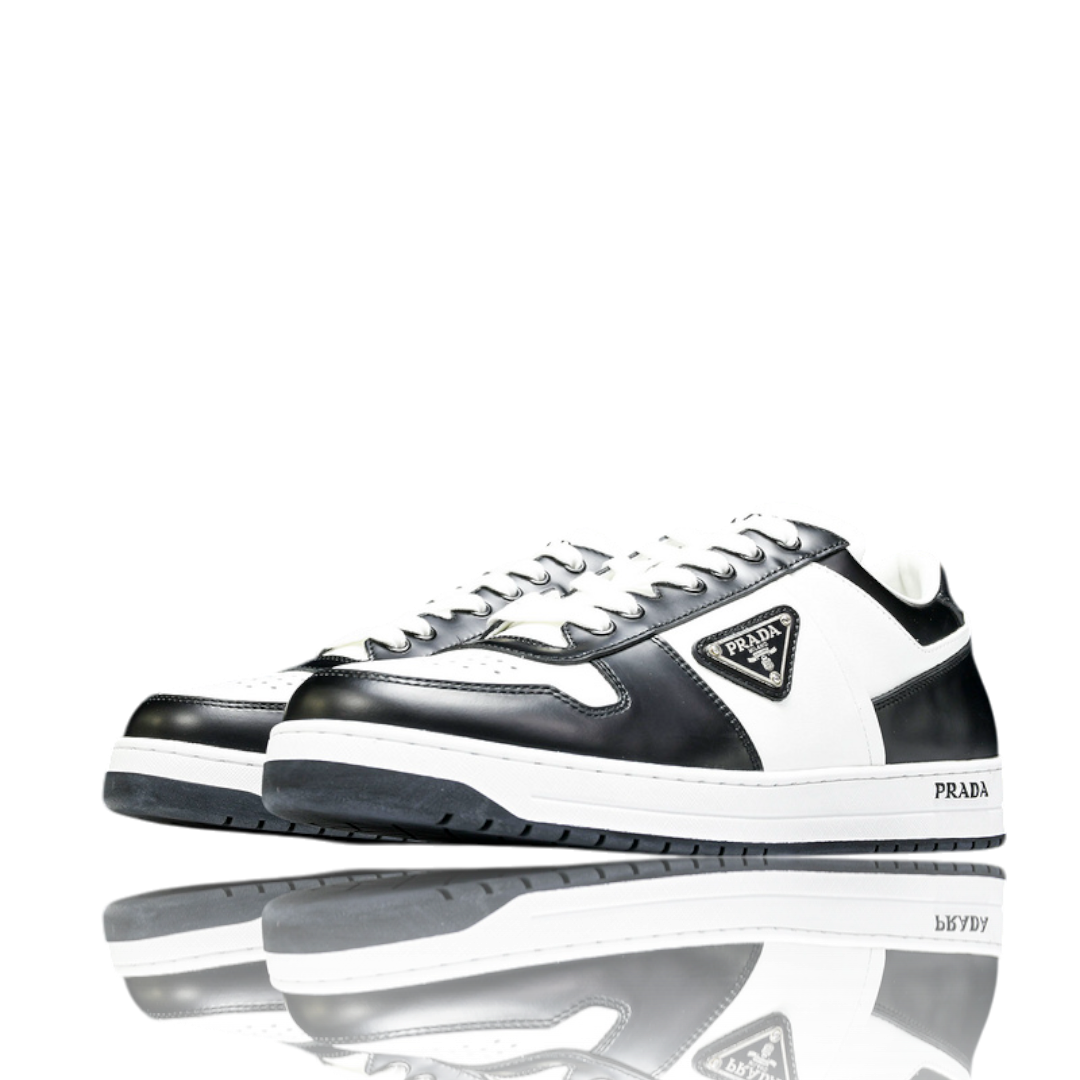(CLEARANCE) Prada Downtown Sneaker 'Black White'