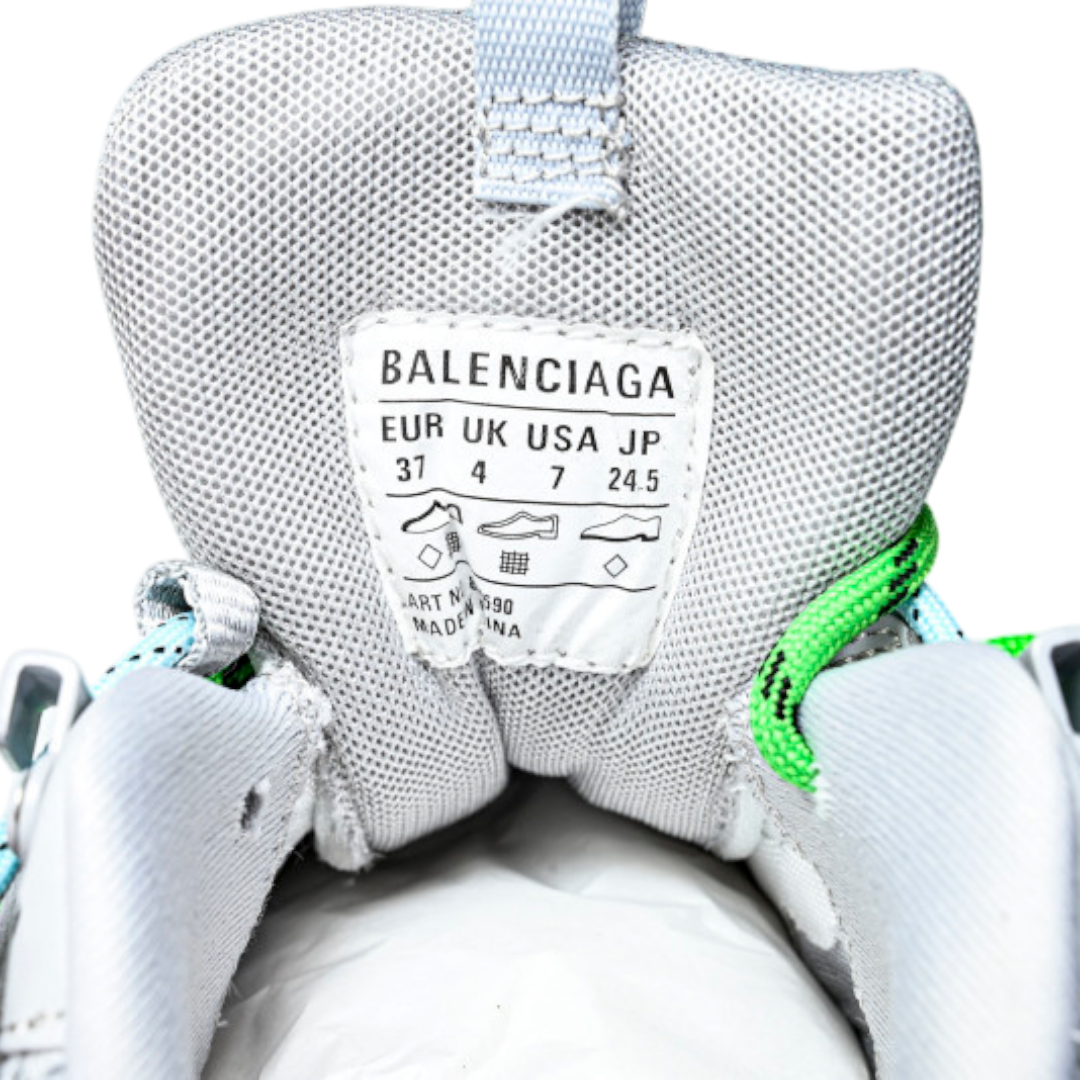 Track Trail Laces 'White Green'