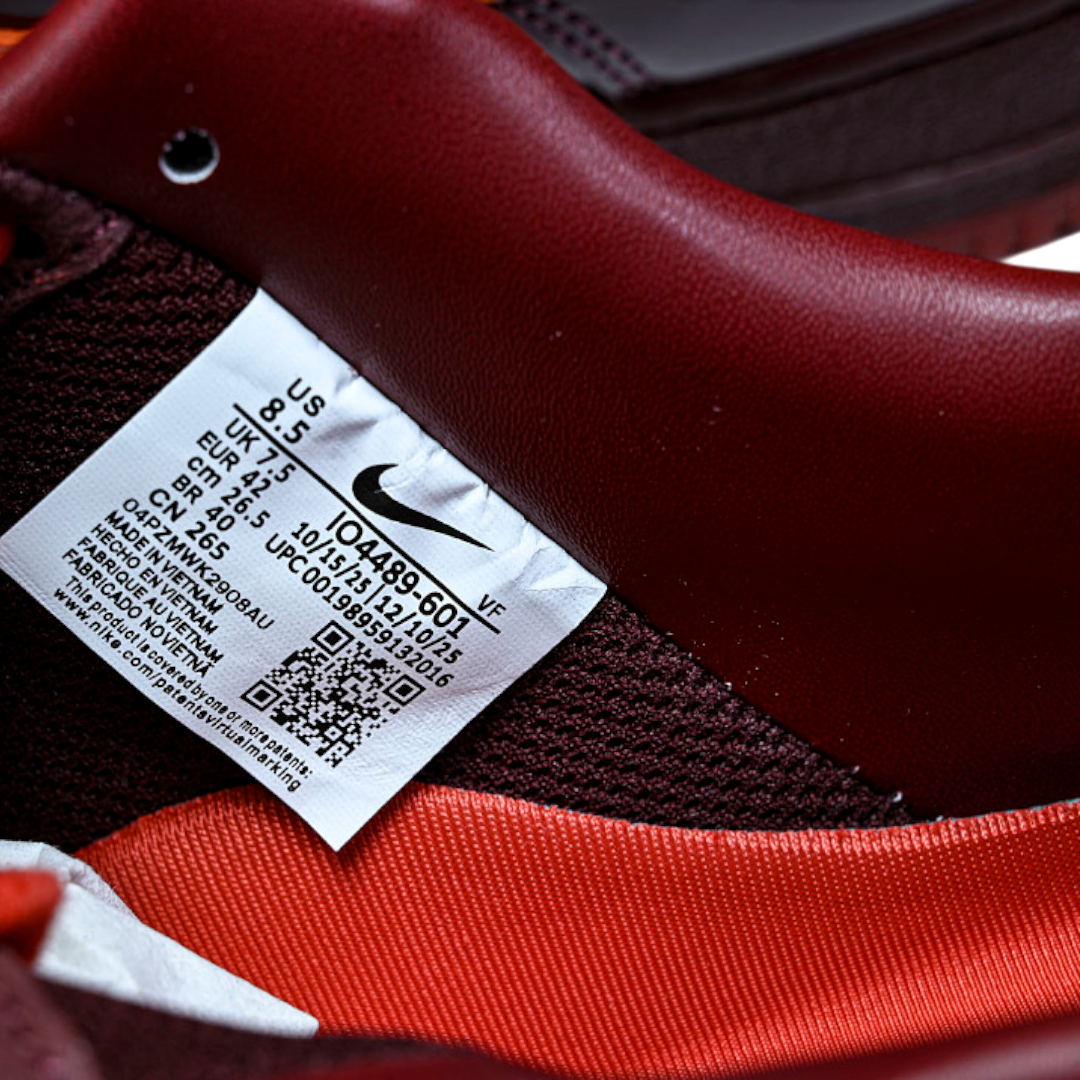 AF1 Patent Leather 'Dark Team Red Safety Orange'