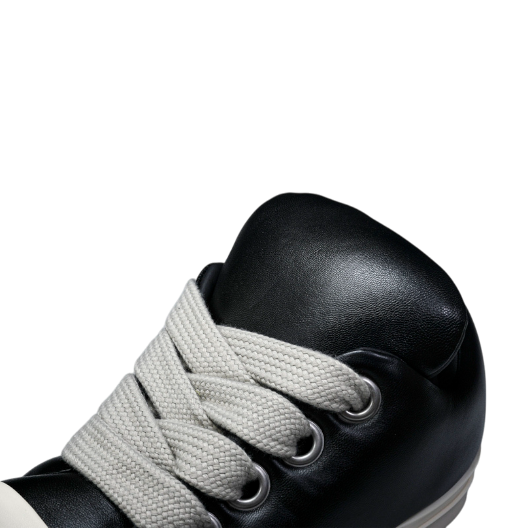 Rick Owens Jumbo Lace Padded Low 'Black Milk'