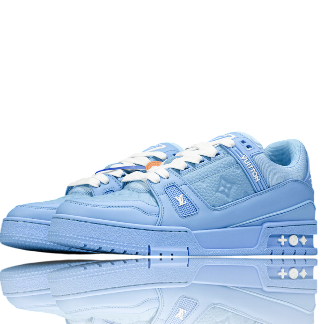 Louis Vuittоп Trainer Low 'Monogram Blue Embossed'
