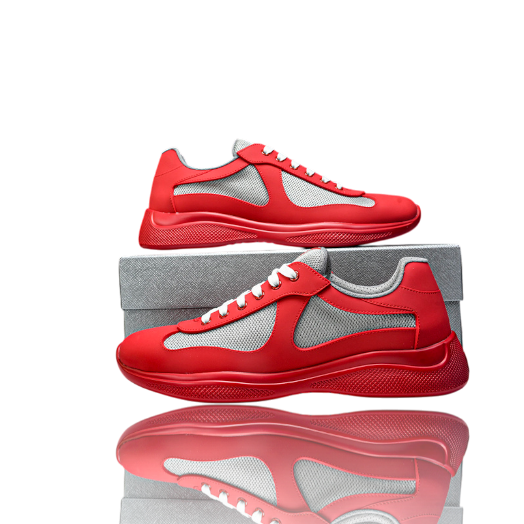 Prada America's Cup Soft Rubber 'Red Grey'