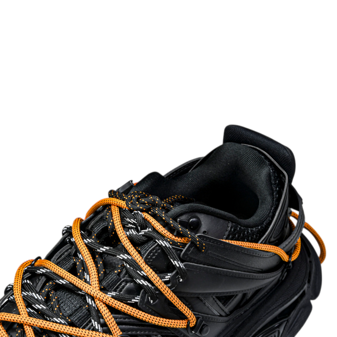 Track Trail Laces 'Black Orange'
