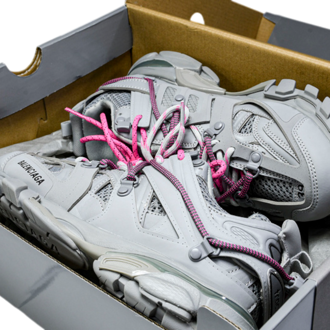 Track Trail Laces 'Grey Pink'