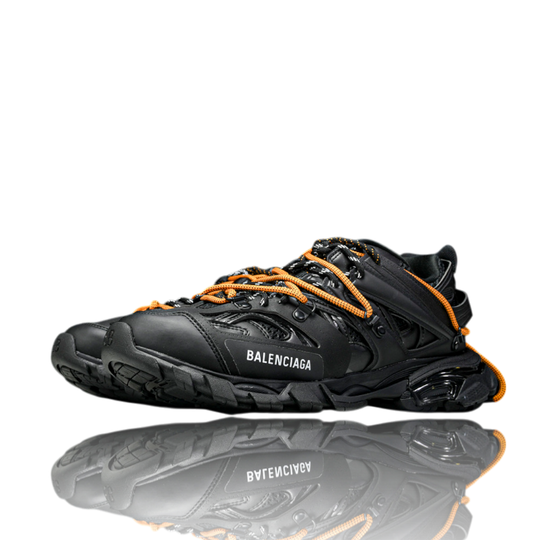 Track Trail Laces 'Black Orange'