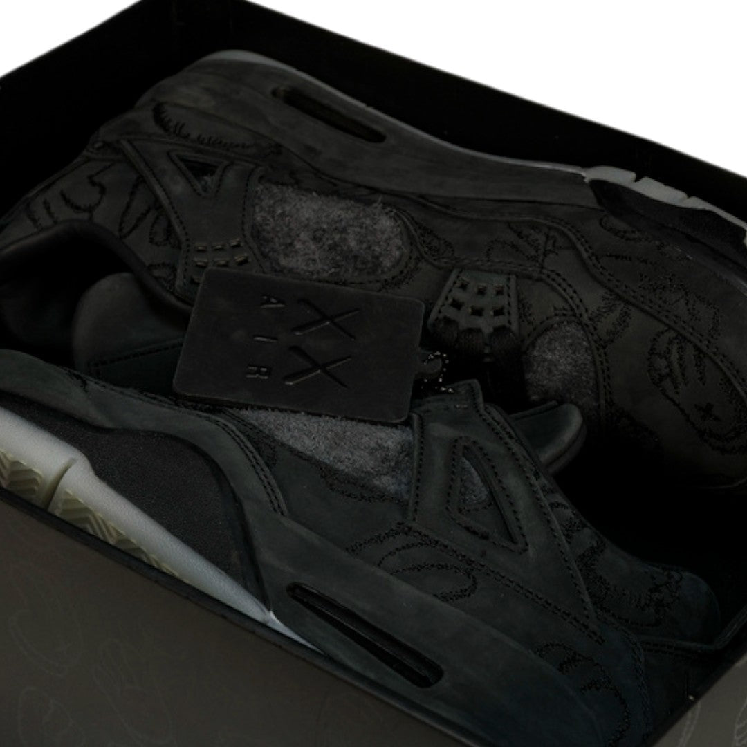 (CLEARANCE) KAWS x AJ4 Retro 'Black'