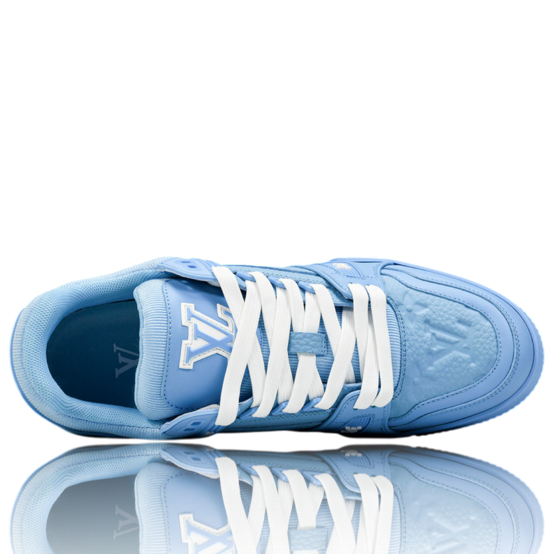 Louis Vuittоп Trainer Low 'Monogram Blue Embossed'