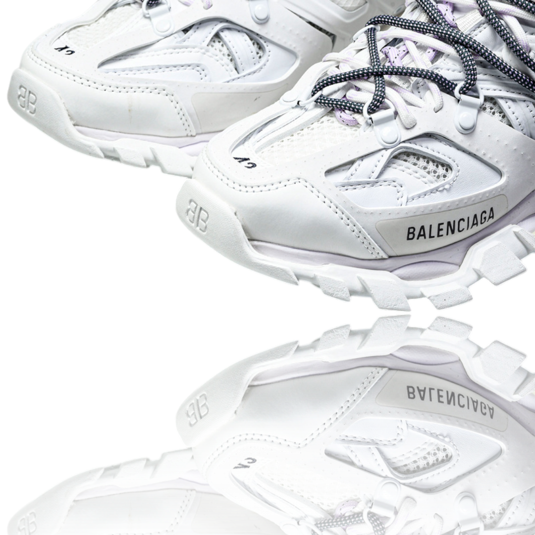 Track Trail Laces 'White Purple'