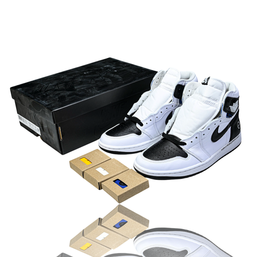 Fragment Design x Union LA x AJ1 Retro High 'White Black'