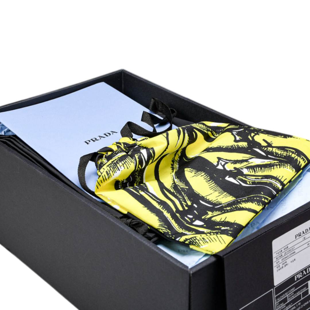 (CLEARANCE) Prada Downtown Sneaker 'Black White'