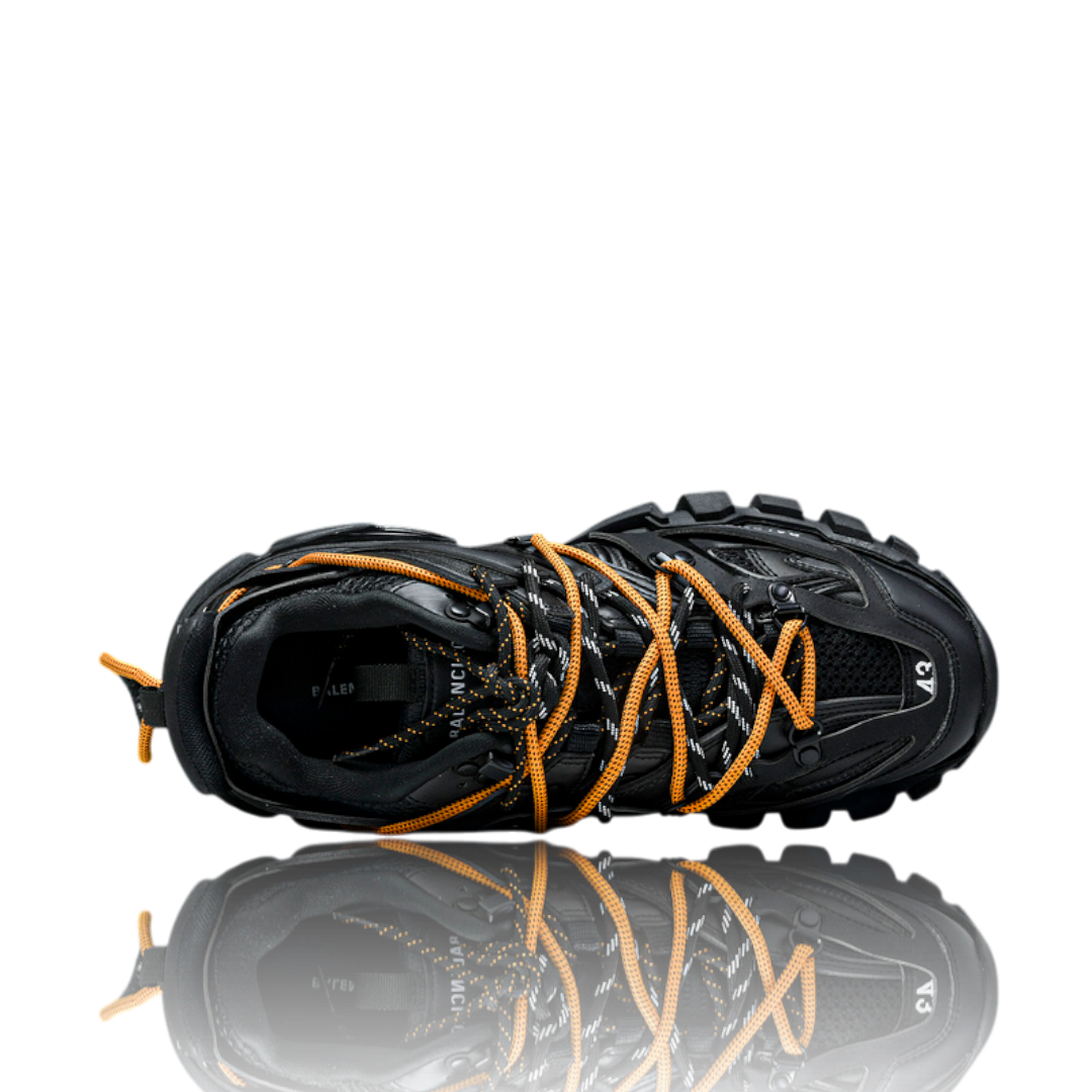 Track Trail Laces 'Black Orange'