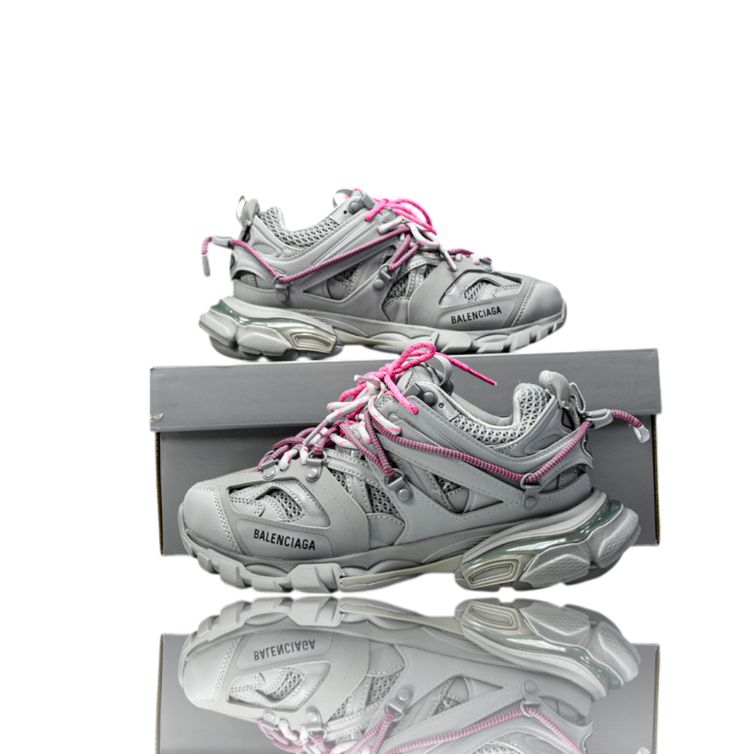 Track Trail Laces 'Grey Pink'