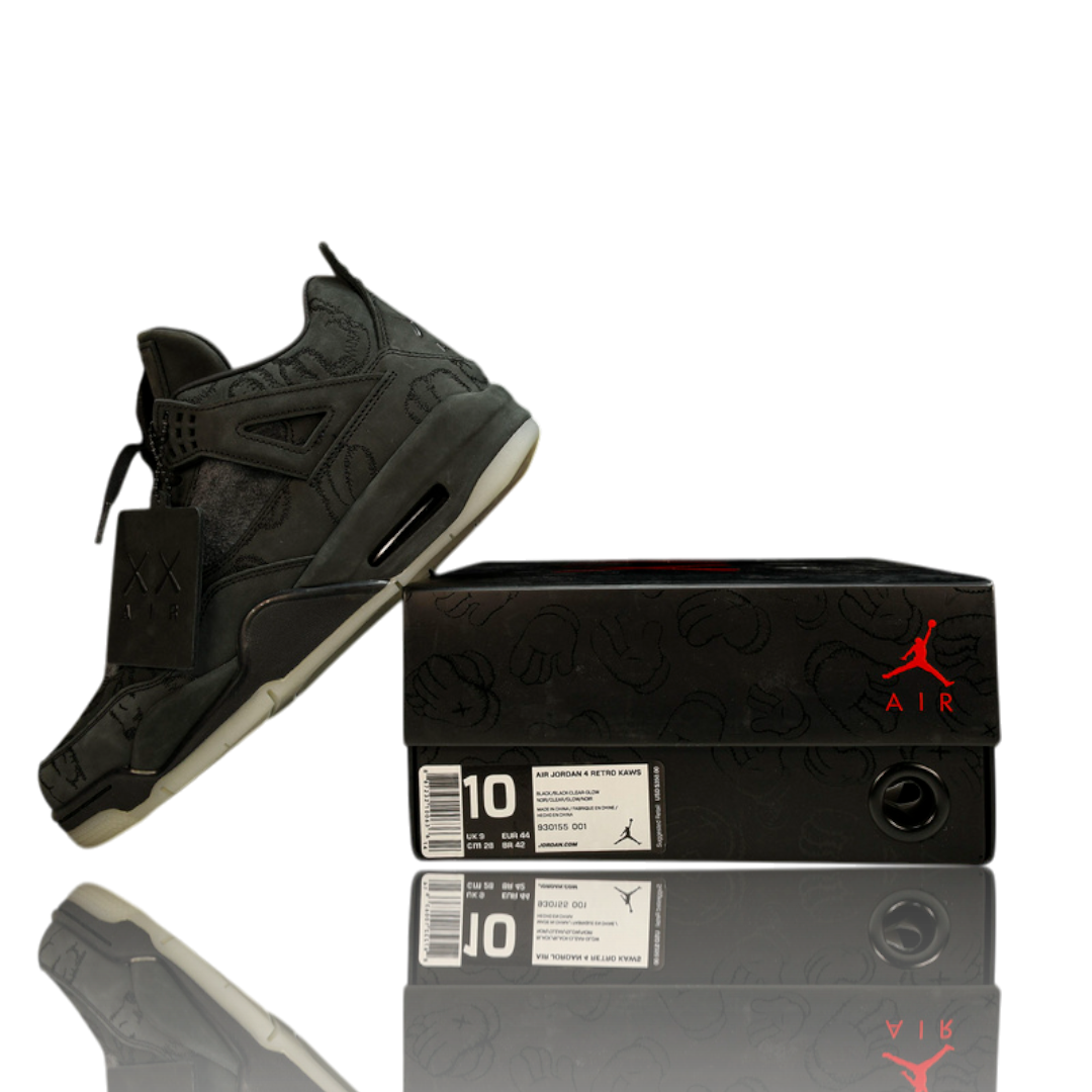 (CLEARANCE) KAWS x AJ4 Retro 'Black'