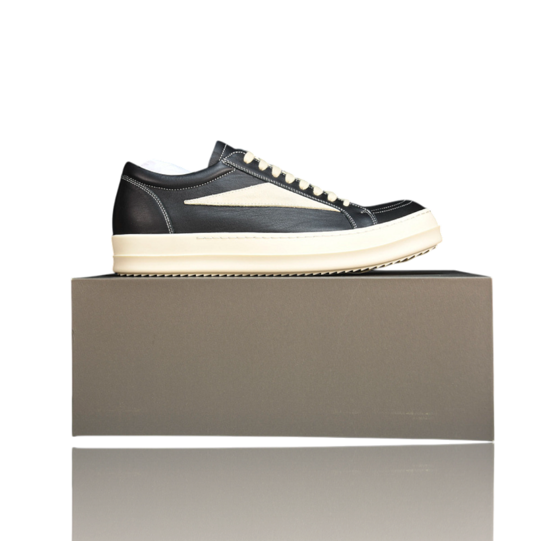 Rick Owens Vintage Sneaks 'Black Milk'