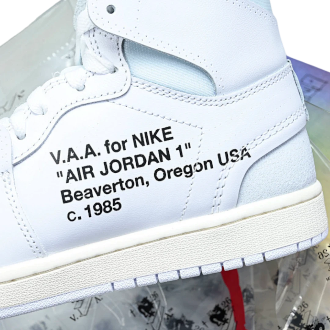 Off-White x AJ1 Retro High 'Alaska'