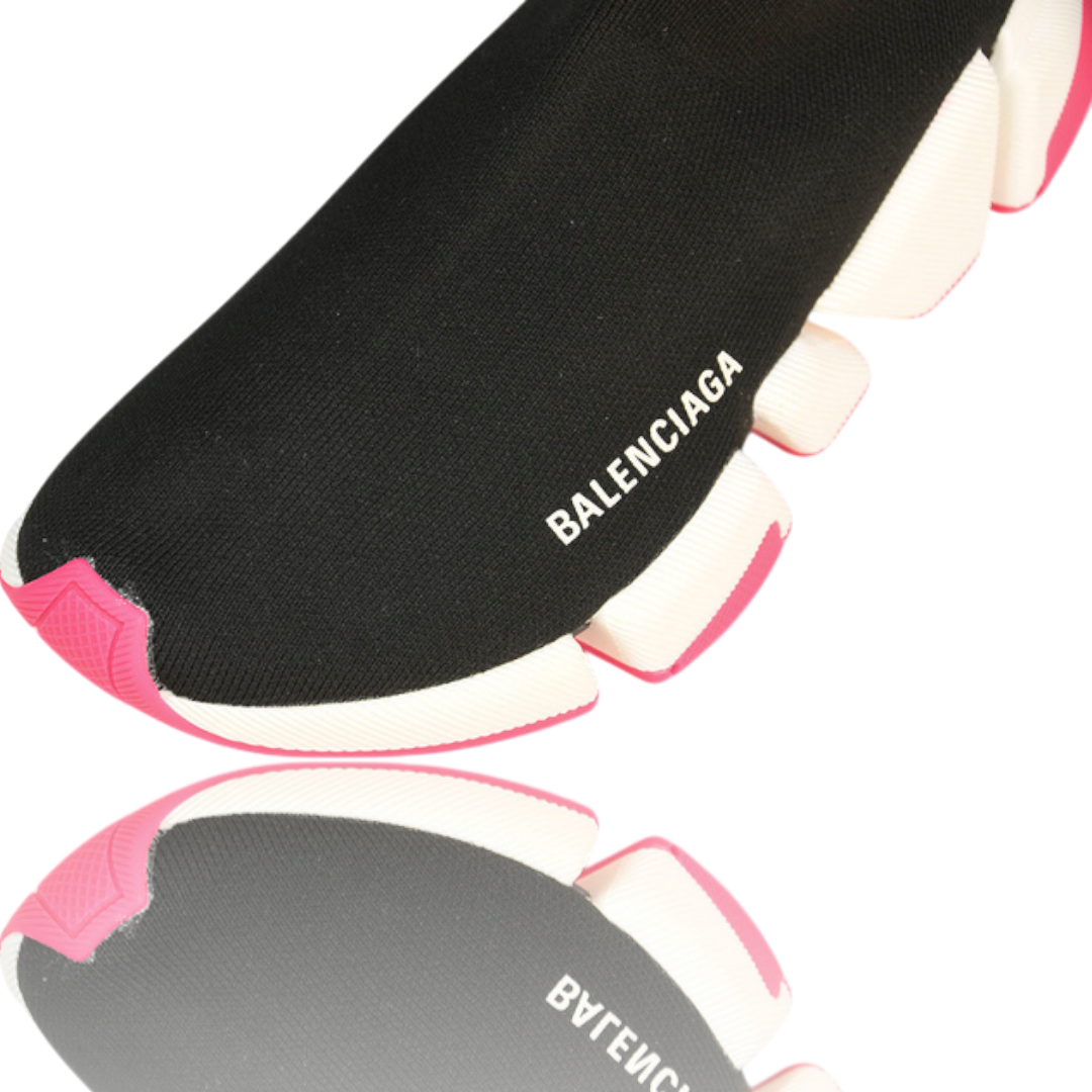Speed 2.0 Trainers 'Black White Pink'