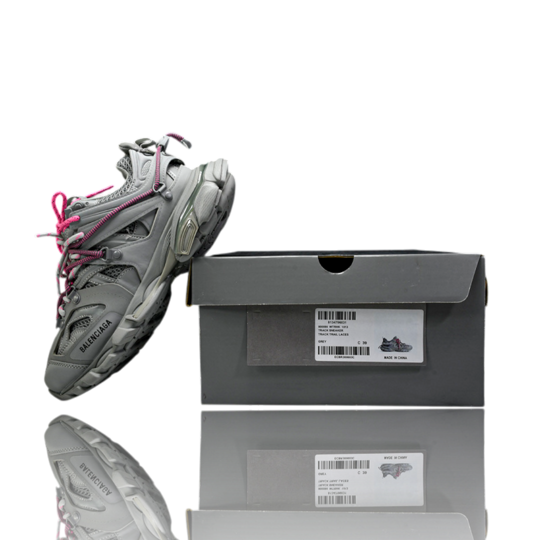 Track Trail Laces 'Grey Pink'
