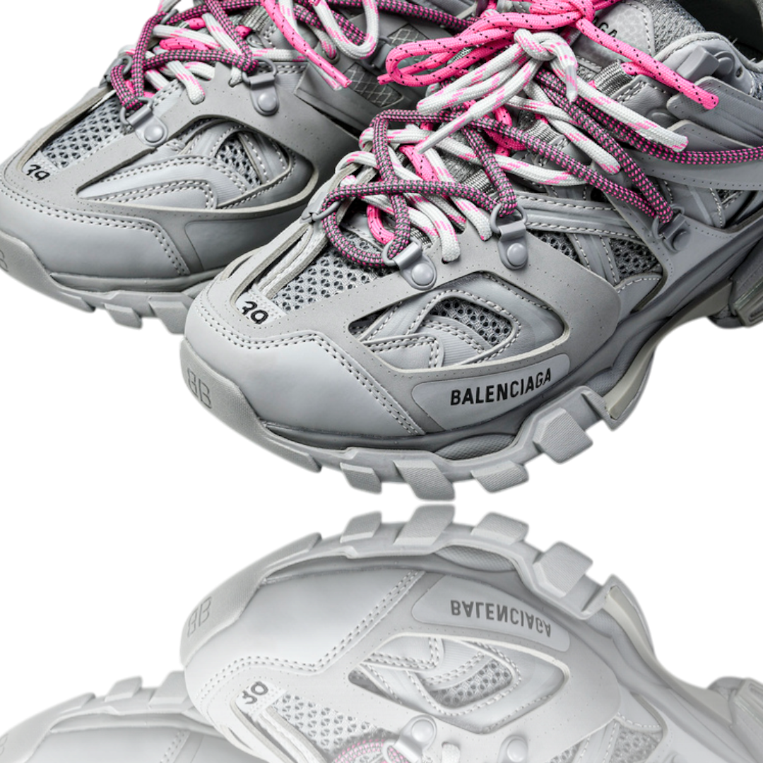 Track Trail Laces 'Grey Pink'