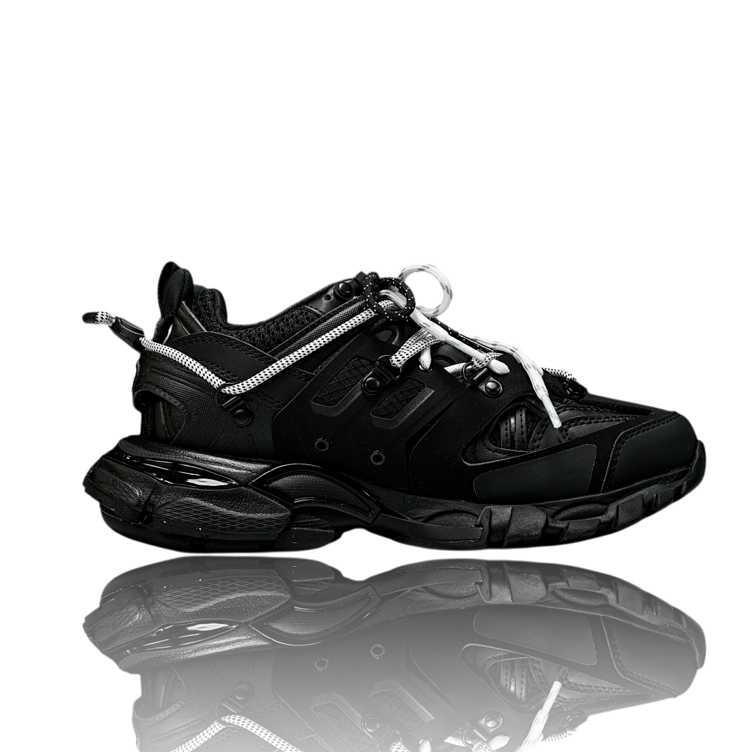 Track Trail Laces 'Black White'