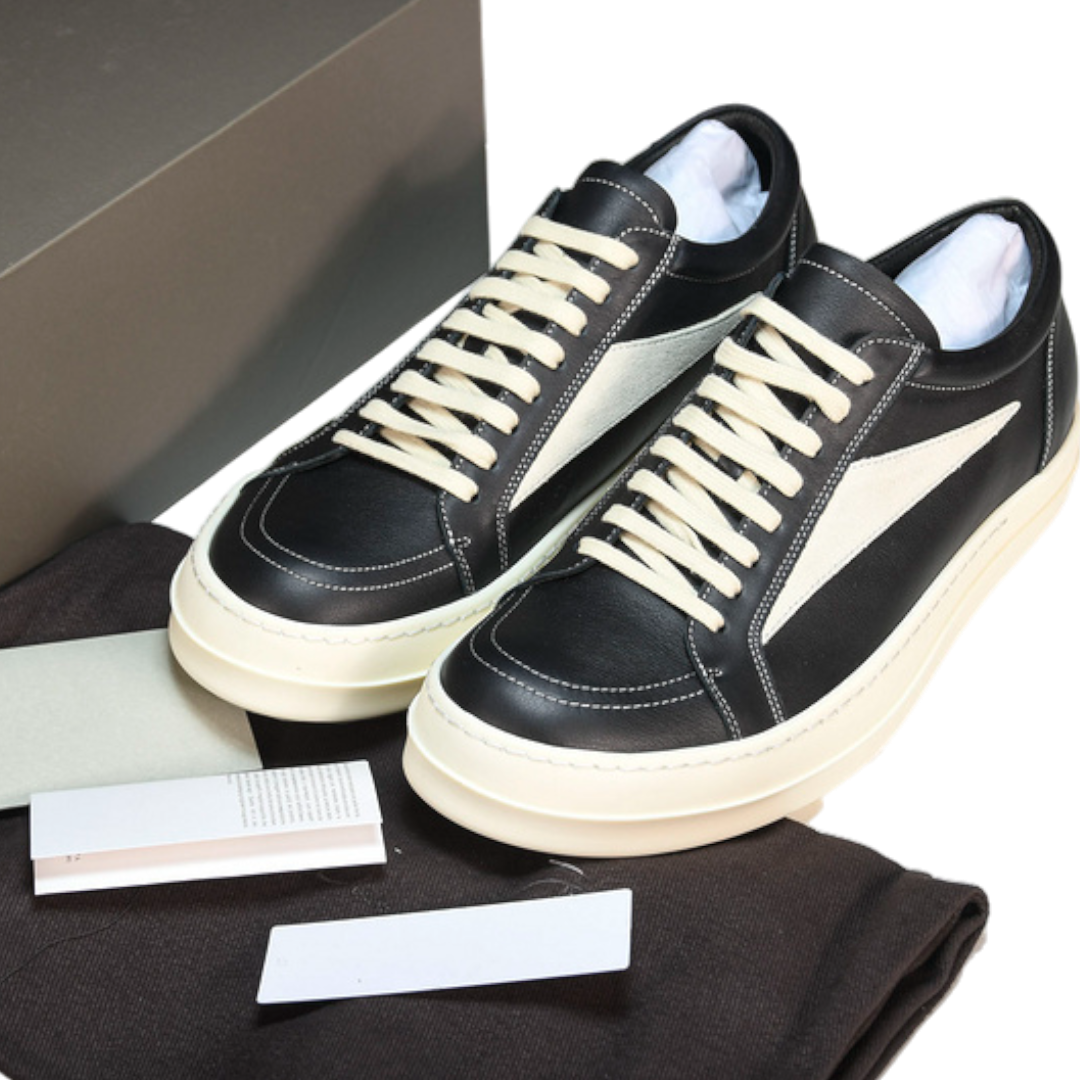 Rick Owens Vintage Sneaks 'Black Milk'
