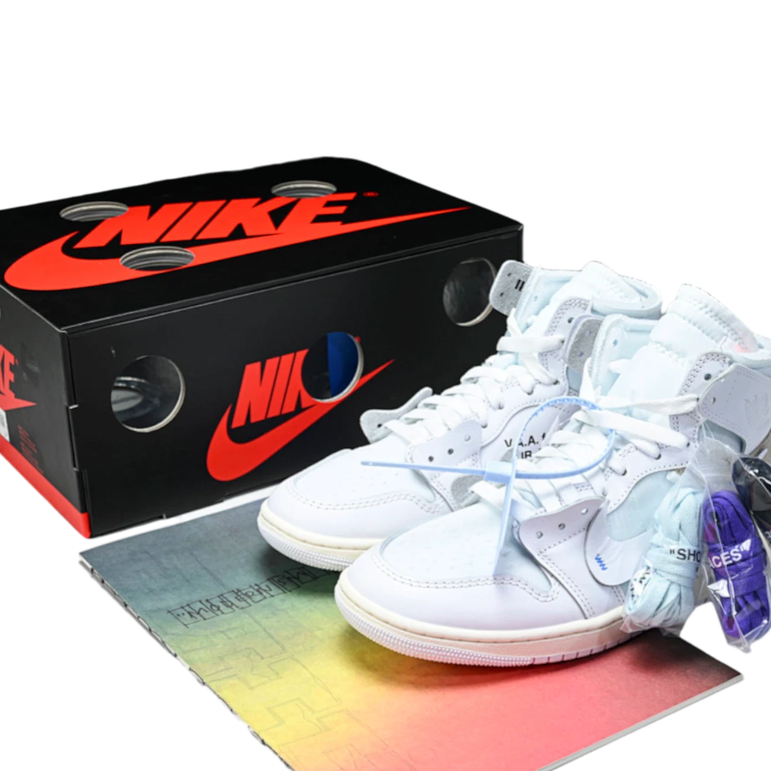 Off-White x AJ1 Retro High 'Alaska'