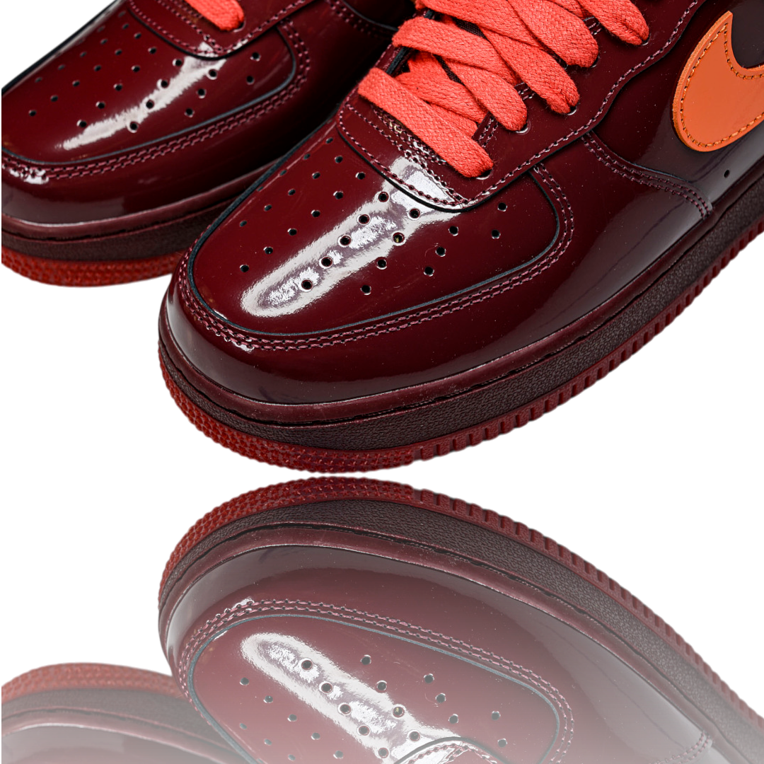 AF1 Patent Leather 'Dark Team Red Safety Orange'