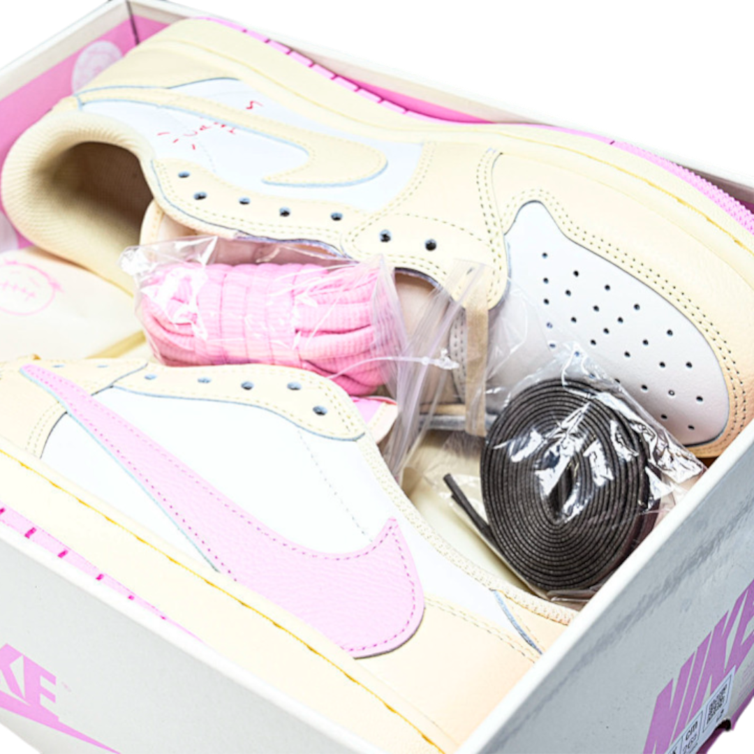 Travis Scott x AJ1 Low OG 'Muslin Shy Pink'
