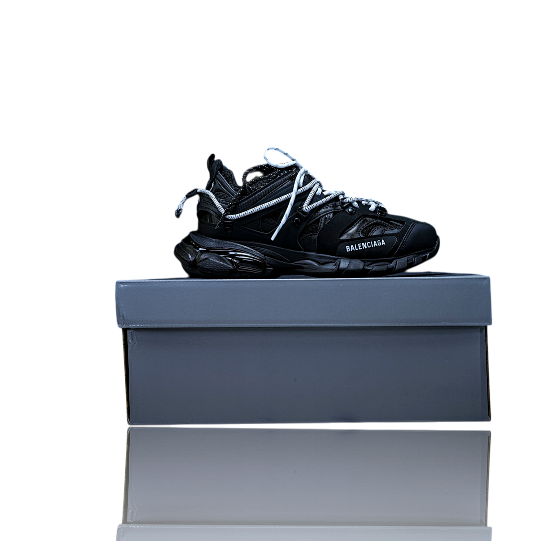 Track Trail Laces 'Black White'