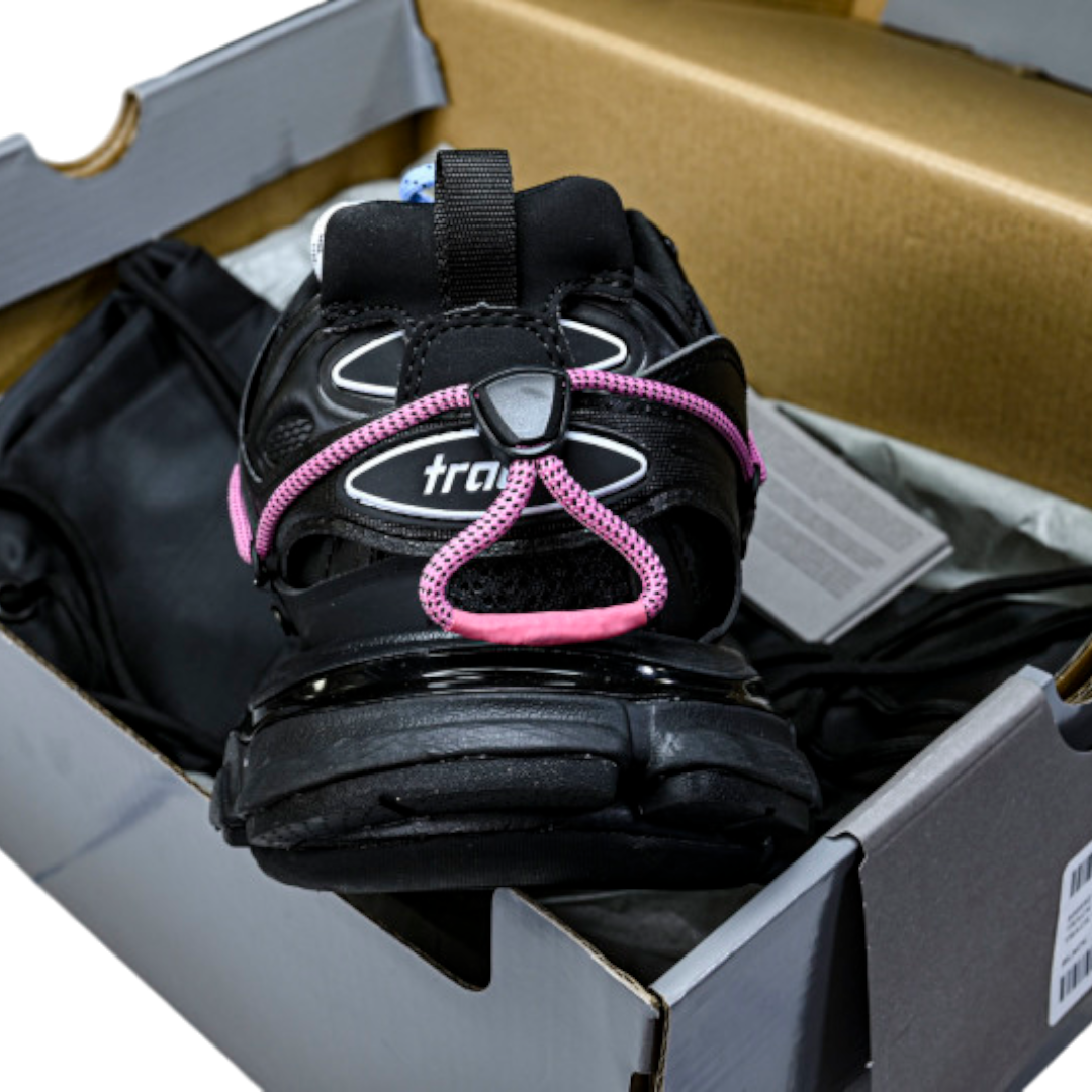 Track Trail Laces 'Black Blue Pink'
