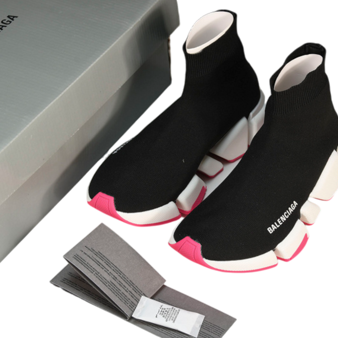 Speed 2.0 Trainers 'Black White Pink'