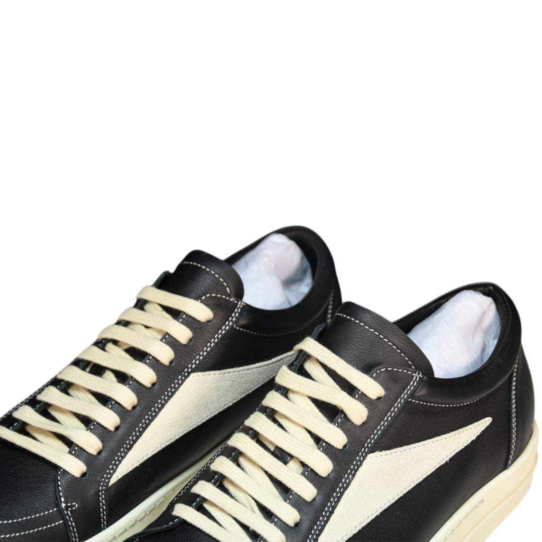 Rick Owens Vintage Sneaks 'Black Milk'