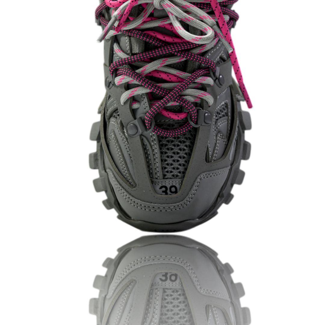 Track Trail Laces 'Grey Pink'