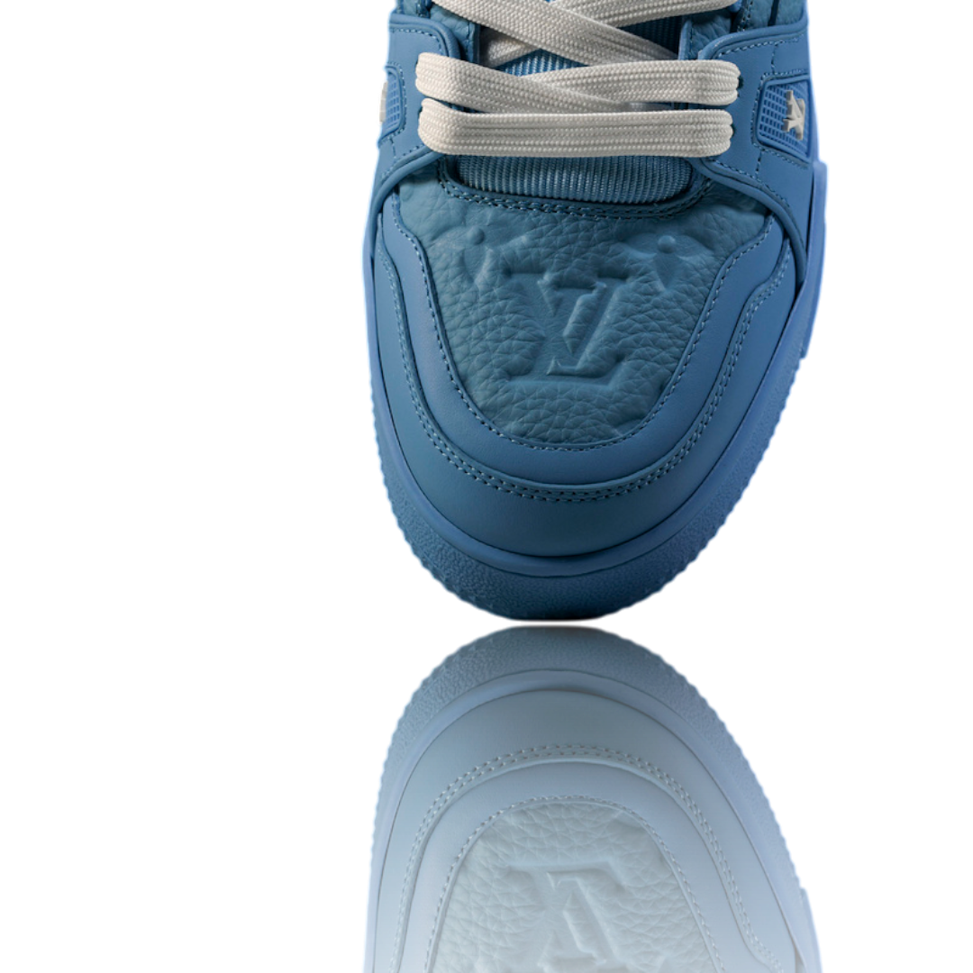Louis Vuittоп Trainer Low 'Monogram Blue Embossed'
