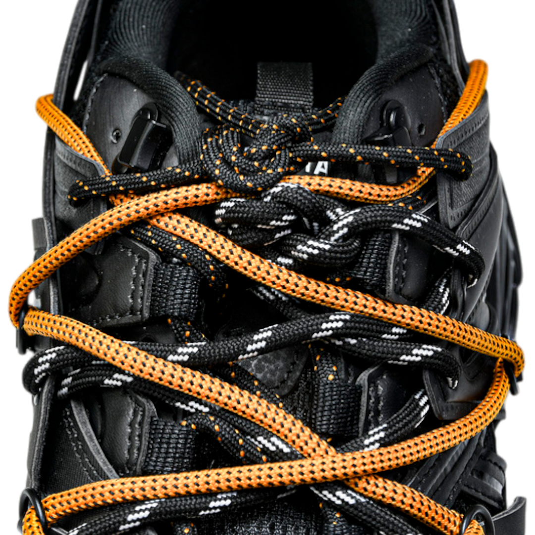 Track Trail Laces 'Black Orange'