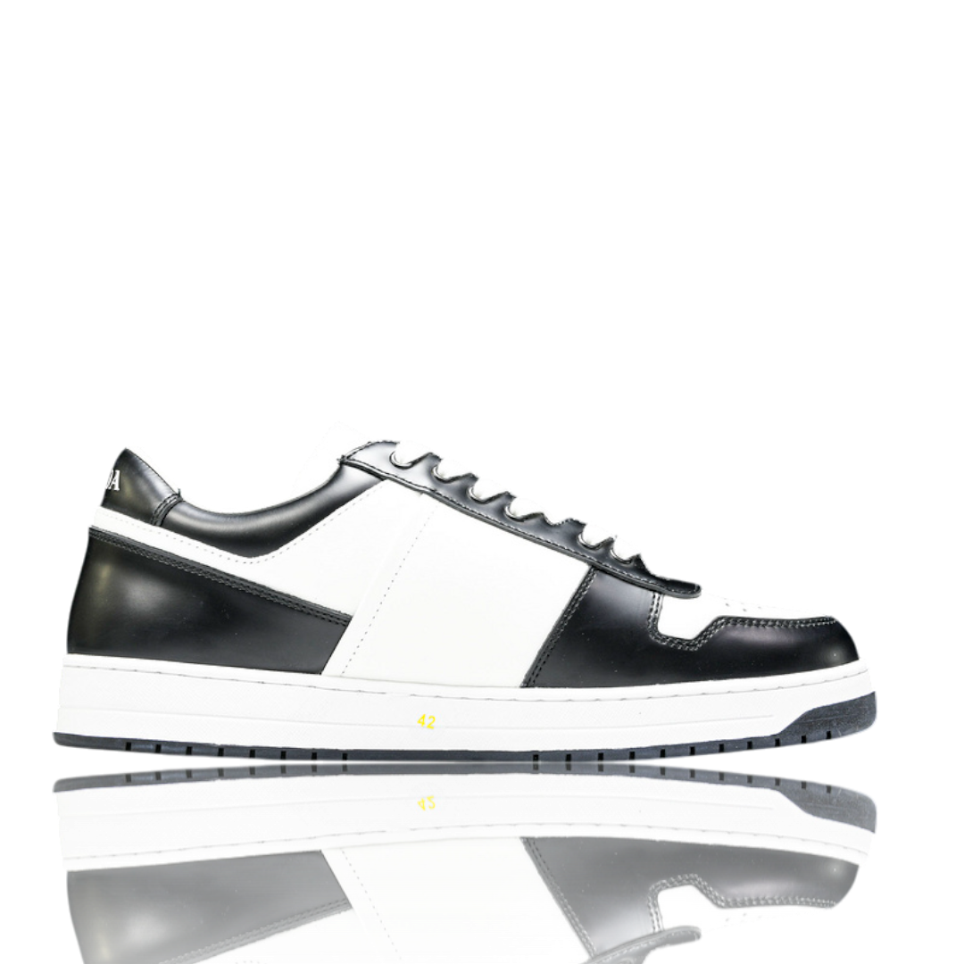 (CLEARANCE) Prada Downtown Sneaker 'Black White'