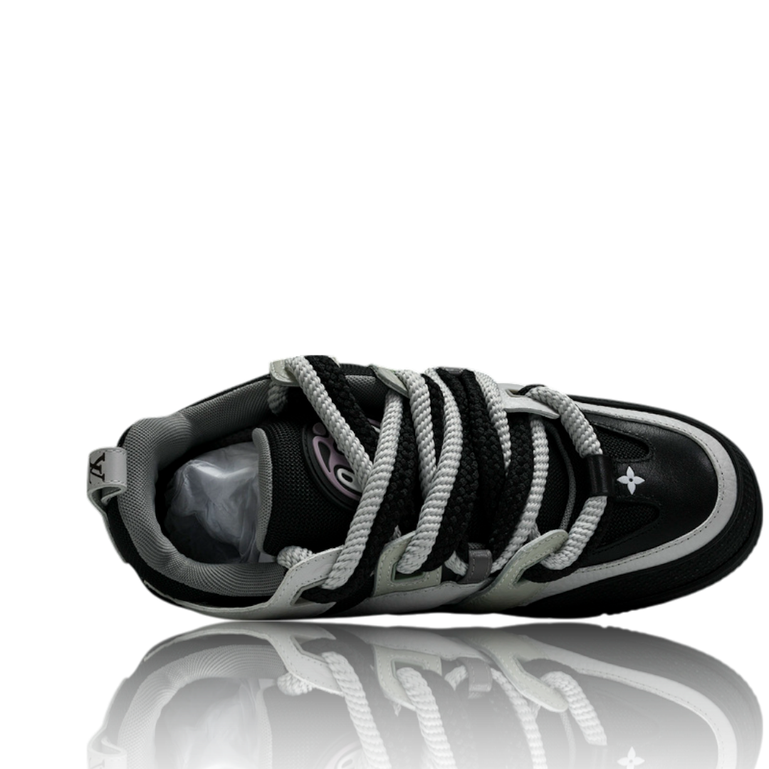 (CLEARANCE) Louis Vuittоп Skate Sneakers by KidSuper 'Black White'