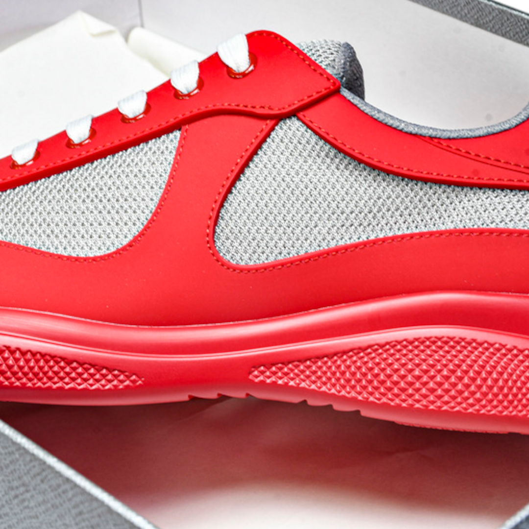 Prada America's Cup Soft Rubber 'Red Grey'