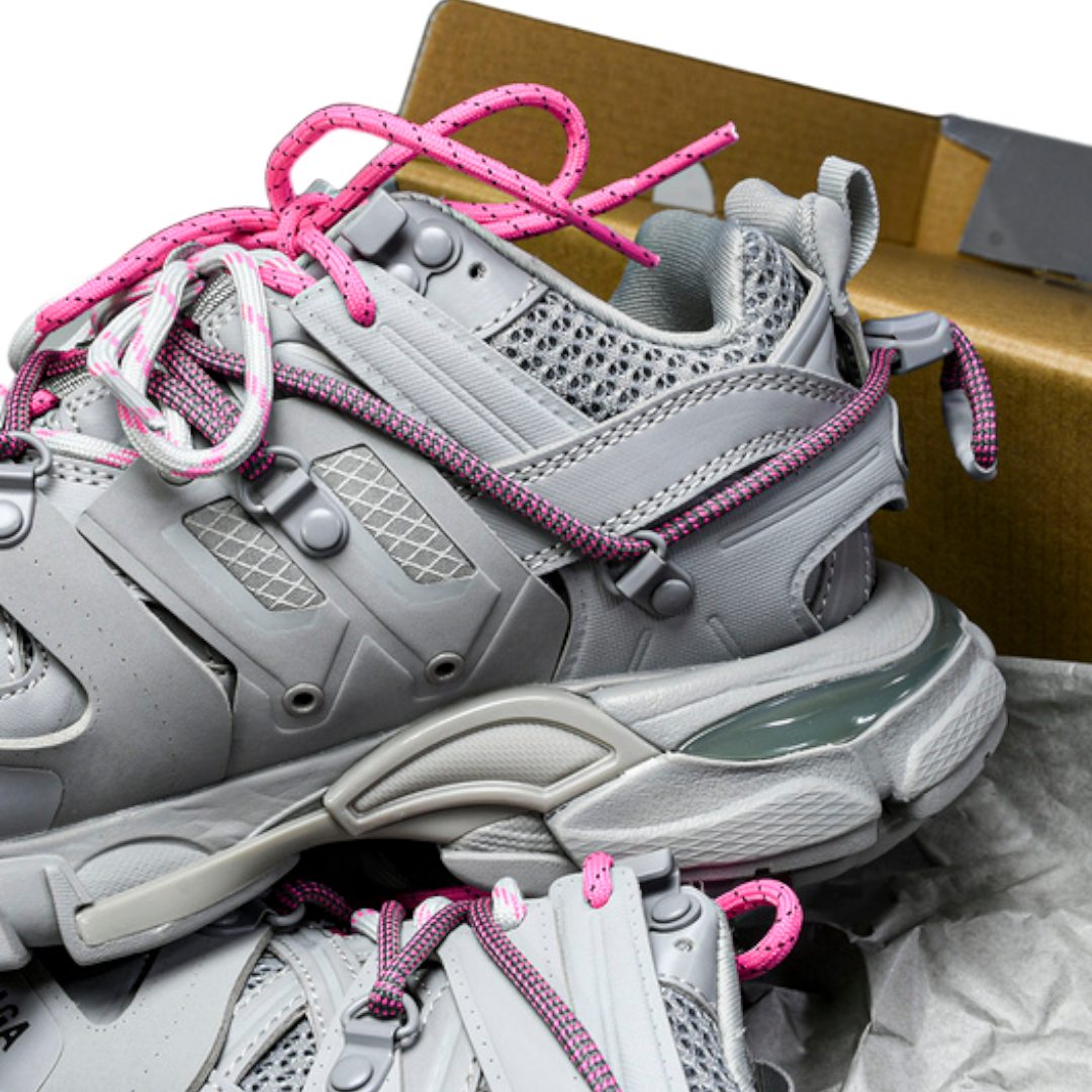 Track Trail Laces 'Grey Pink'