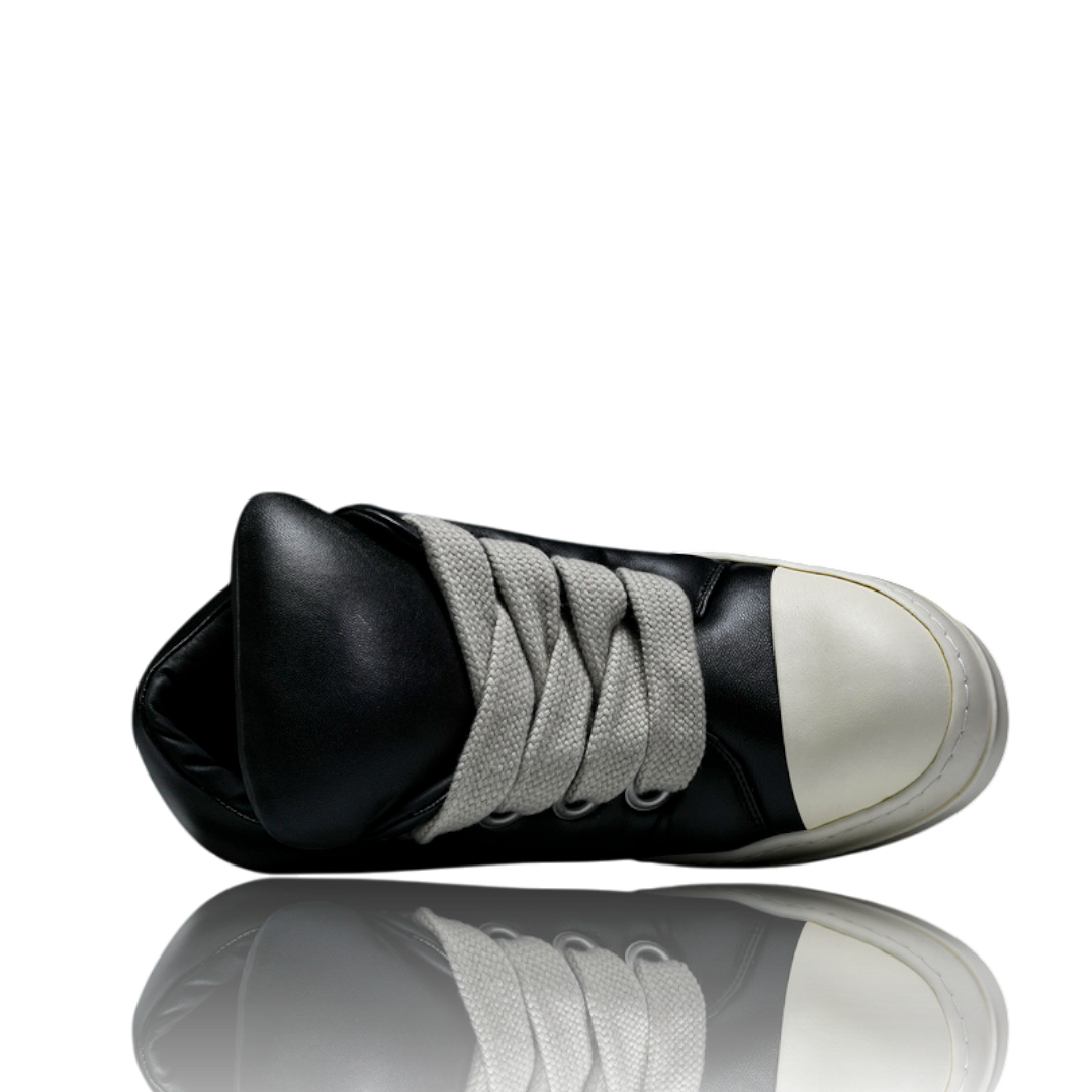 Rick Owens Jumbo Lace Padded Low 'Black Milk'