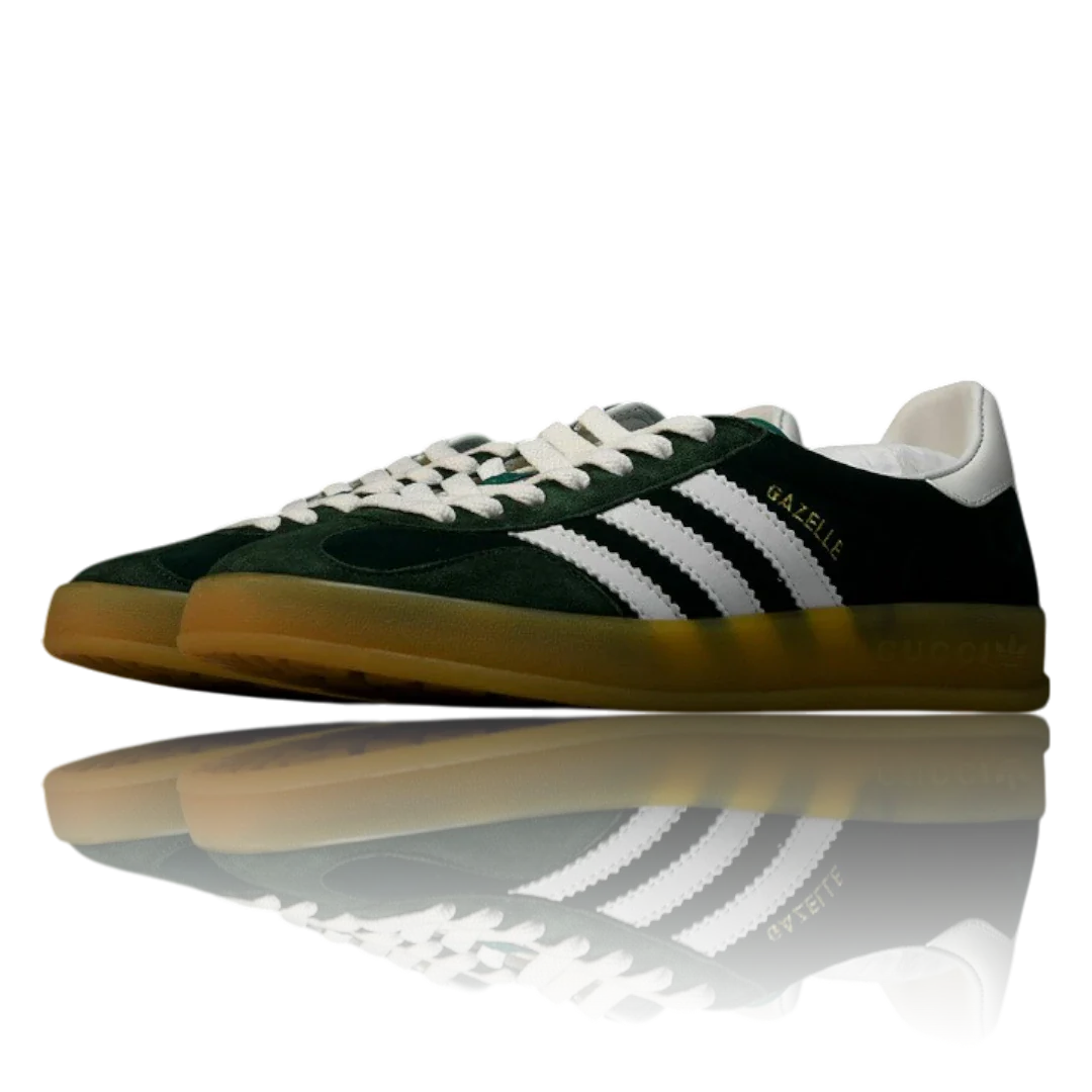 (CLEARANCE) Guссi x Gazelle 'Green Suede'