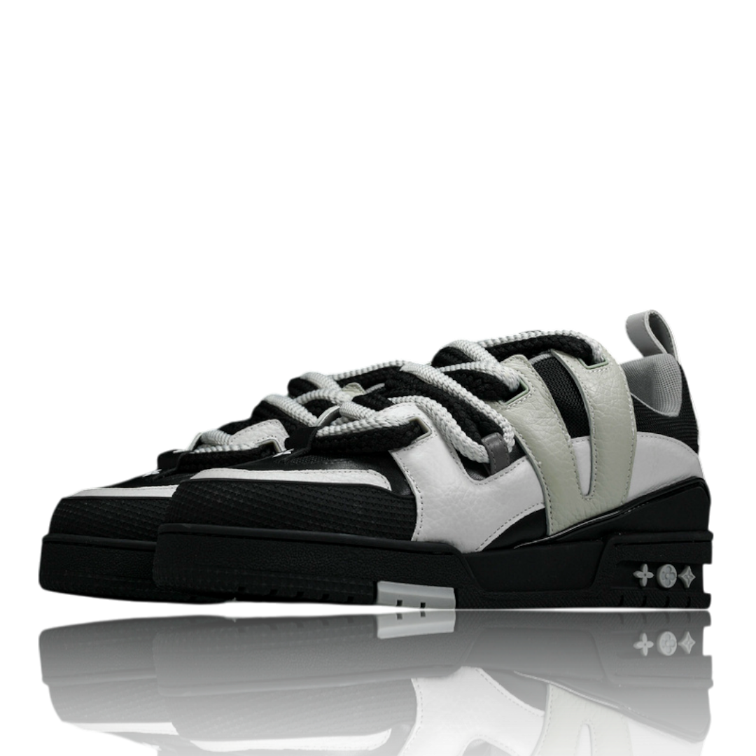 (CLEARANCE) Louis Vuittоп Skate Sneakers by KidSuper 'Black White'