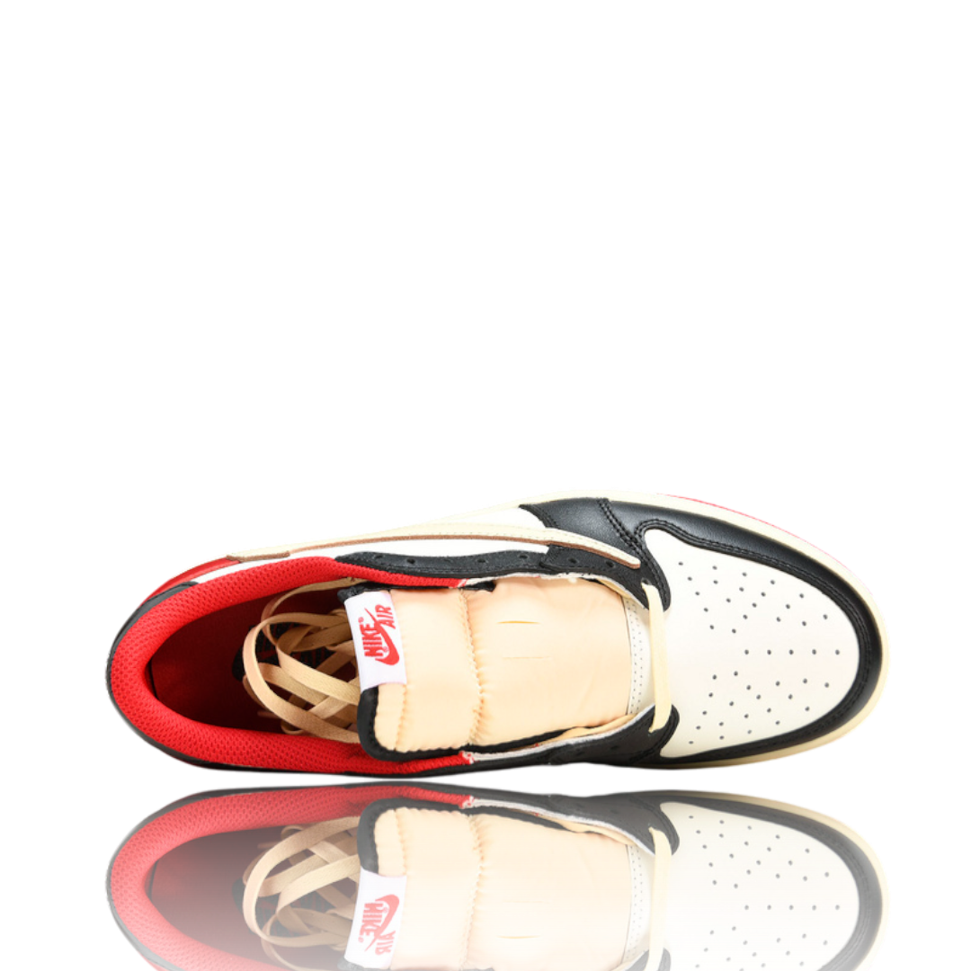 (Unreleased) Travis Scott x AJ1 Low OG Fragment 'Black Red'