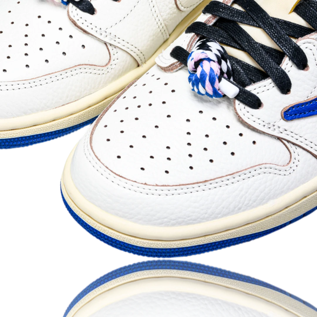 Travis Scott x Fragment AJ1 Low OG 'Sail Military Blue'