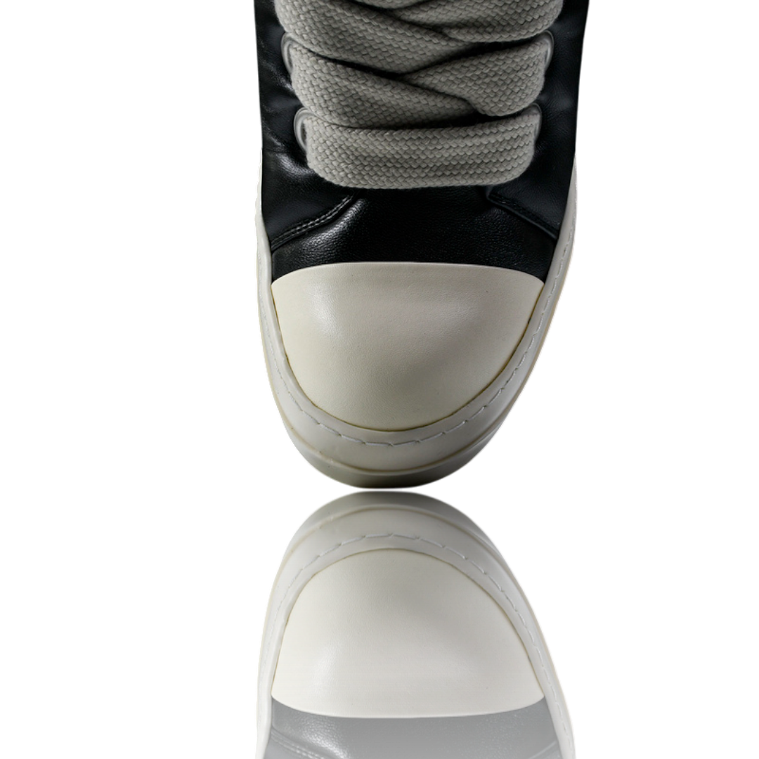 Rick Owens Jumbo Lace Padded Low 'Black Milk'