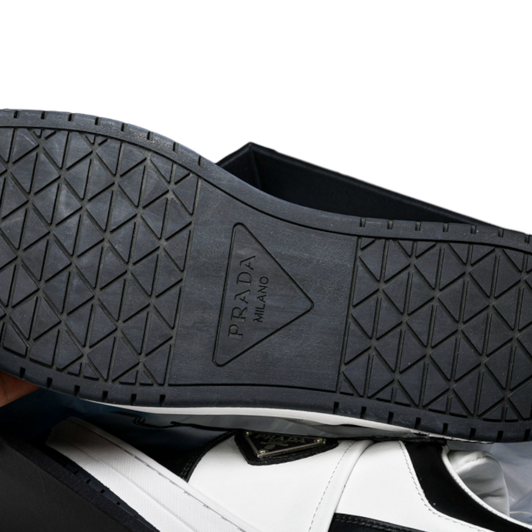 (CLEARANCE) Prada Downtown Sneaker 'Black White'