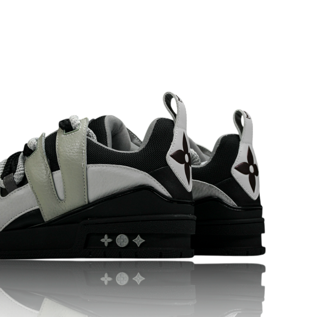 (CLEARANCE) Louis Vuittоп Skate Sneakers by KidSuper 'Black White'