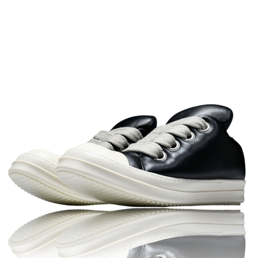 Rick Owens Jumbo Lace Padded Low 'Black Milk'