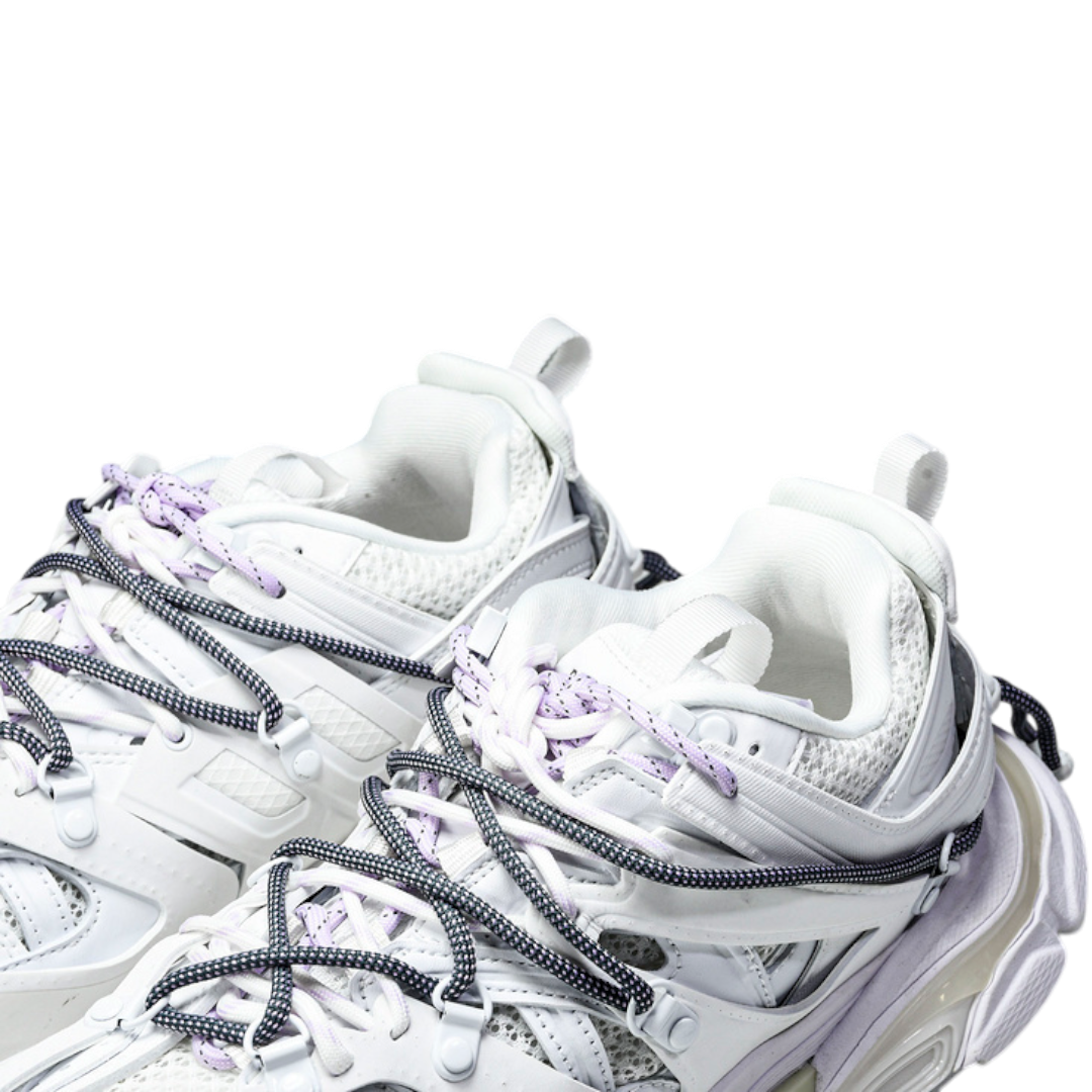 Track Trail Laces 'White Purple'