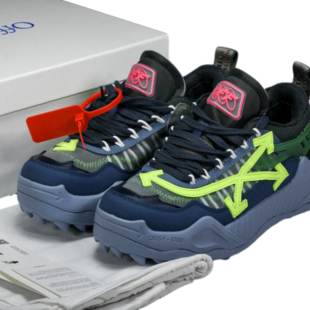 (CLEARANCE) Off-White Odsy-1000 'Blue Green Yellow'