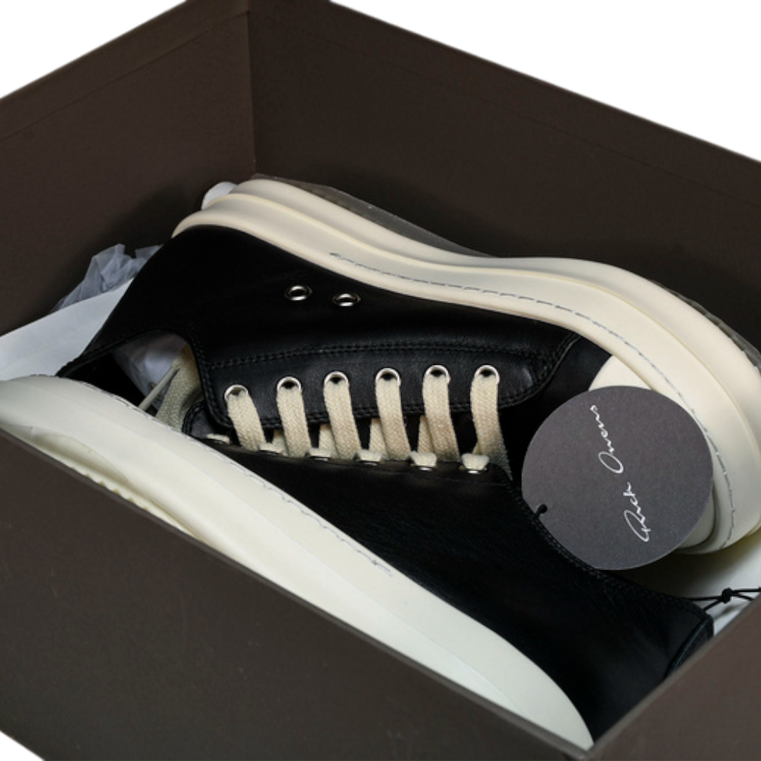 Rick Owens Ramones Low EDFU 'Black Milk'